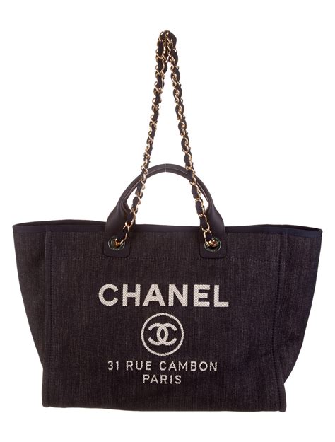 chanel 31 rue cambon paris denim chain bag|chanel 31 large shopping bag.